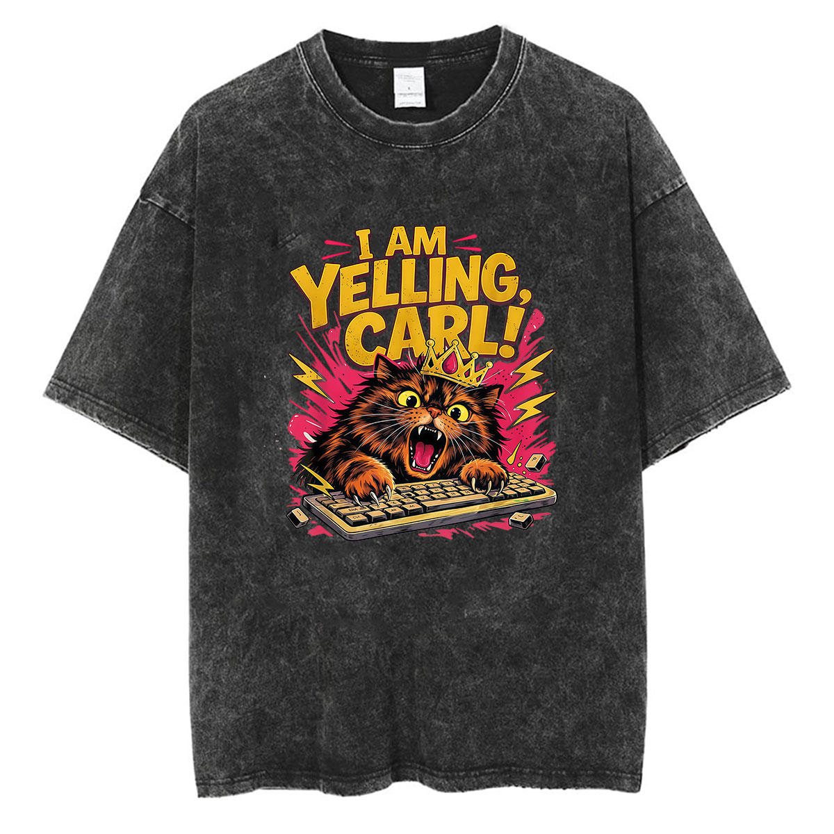 Retro Gaming Shirt - تي شيرت I Am Yelling Carl