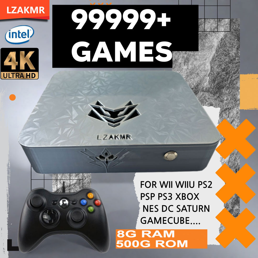 Retro Gaming Mini Pc - جهاز ألعاب AK1 Pro بنظام مزدوج
