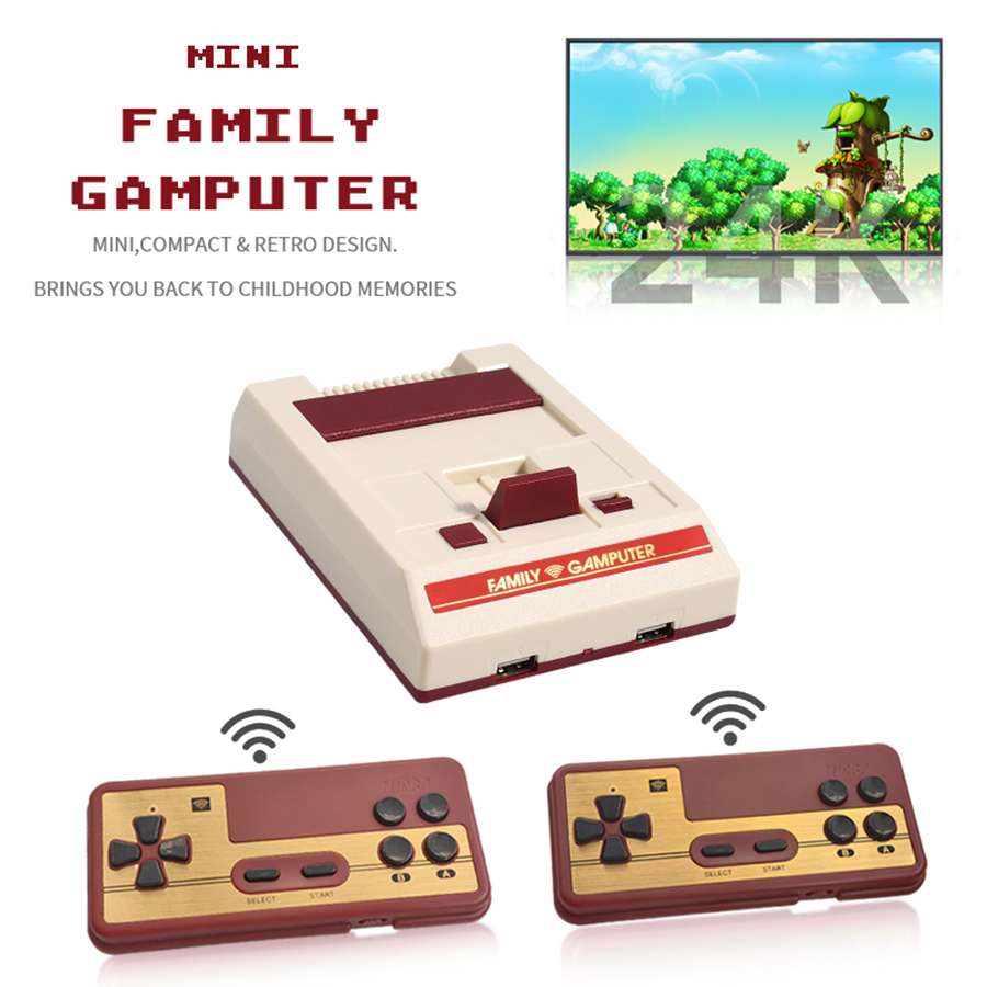 Retro Gaming Devices - FC وحدة تحكم ألعاب فيديو صغيرة