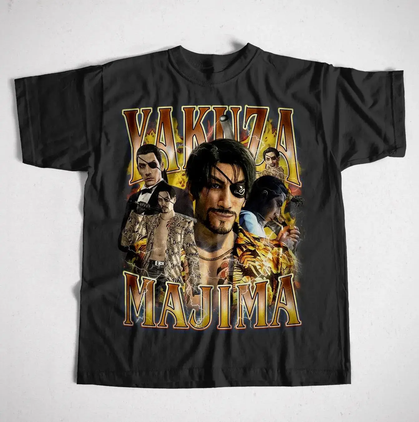 Retro Gaming Shirt - تي شيرت ياباني بتصميم رسومي للألعاب،