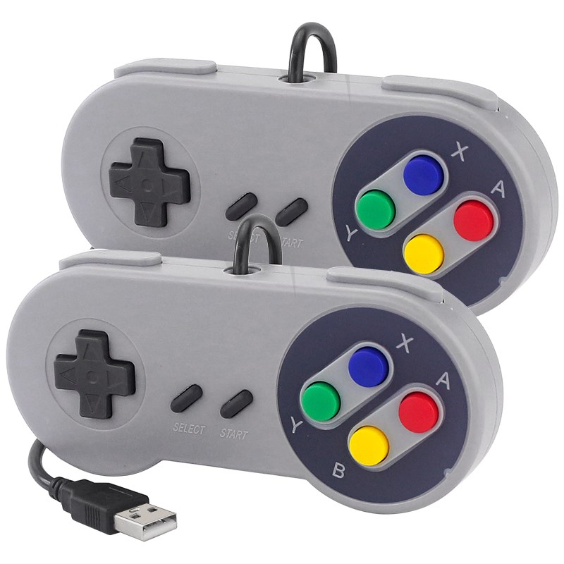 Retro Gaming Raspberry Pi 3 - 2 قطعة USB غمبد عصا التحكم