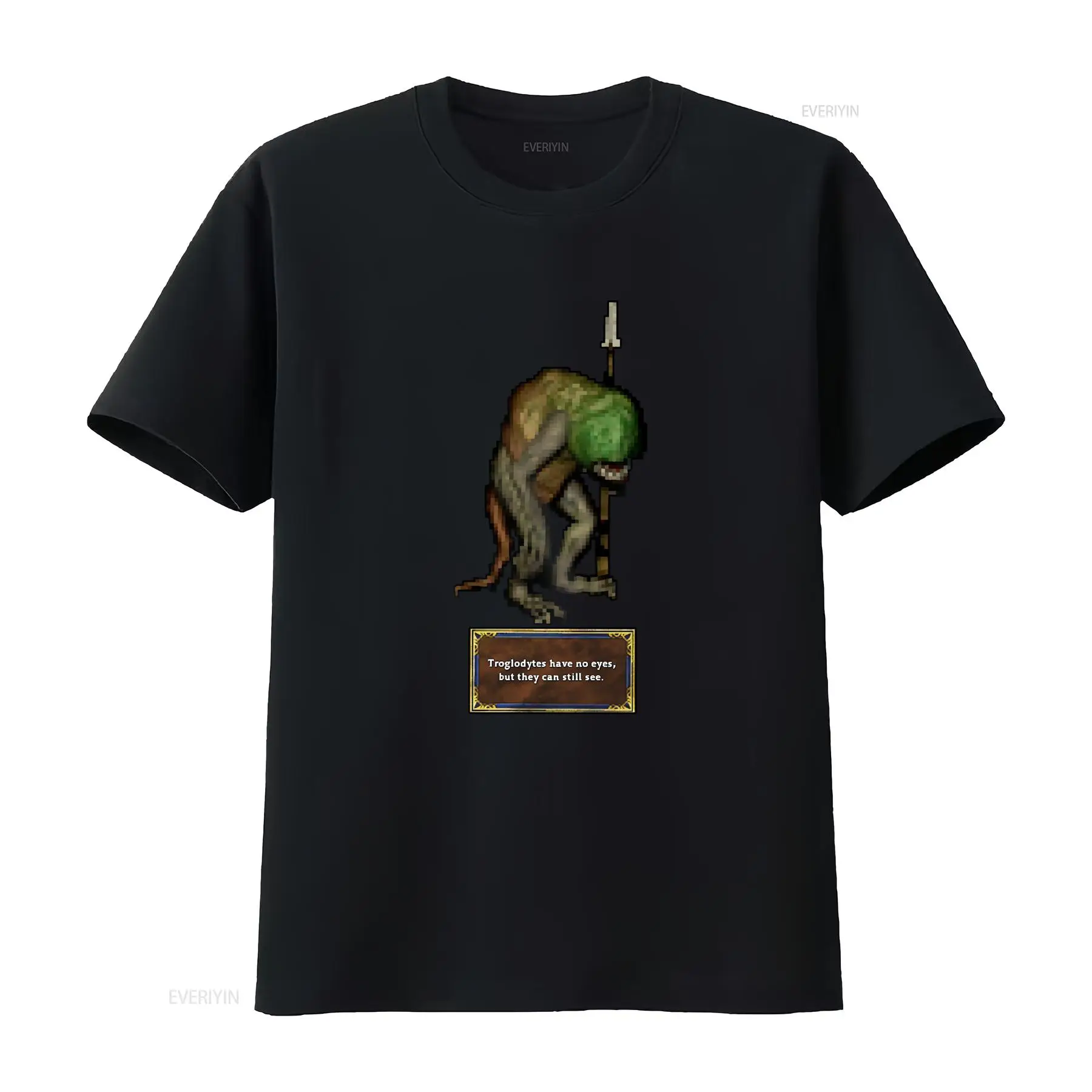 Retro Gaming Shirt - تي شيرت Troglodyte Heroes of Might