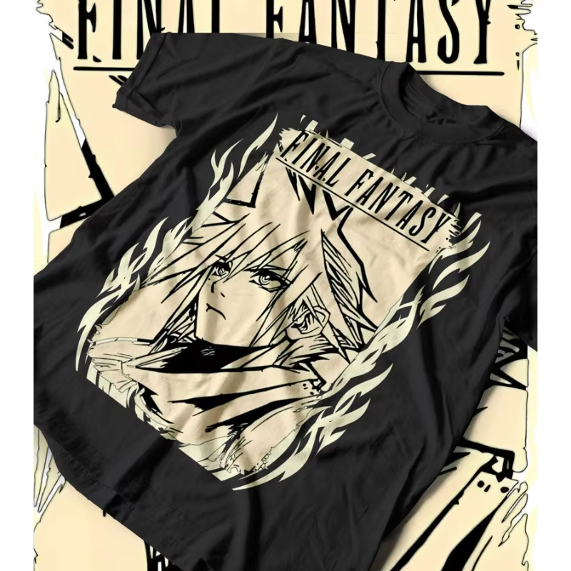 Retro Gaming Shirt - تي شيرت فاينل فانتسي VII ريبيرث
