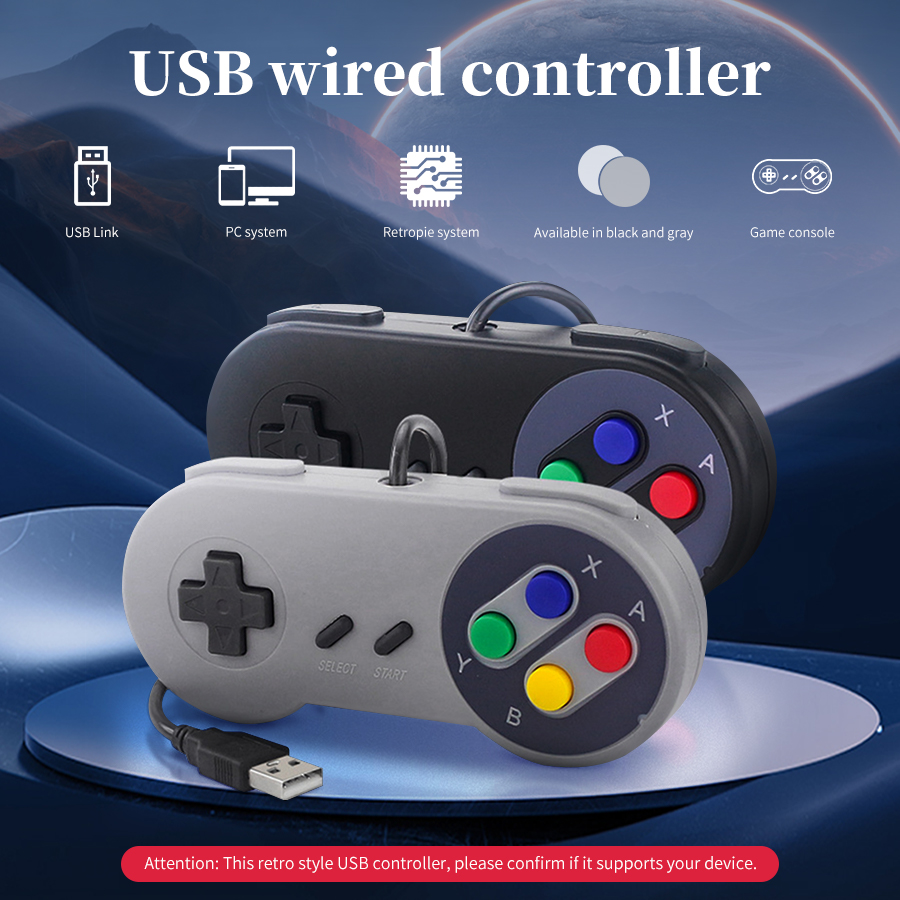 Raspberry Pi Retropie - وحدة تحكم ألعاب USB كلاسيكية للكمبيوتر