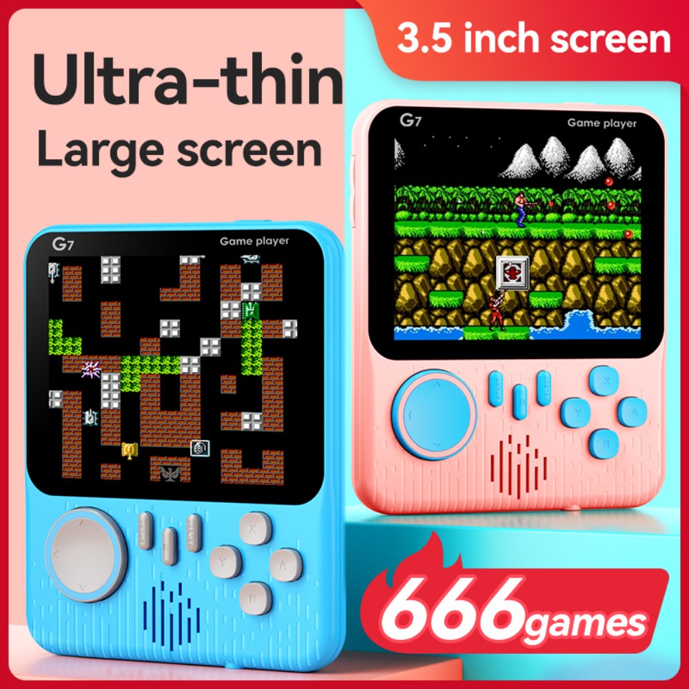 Retro Gaming Devices - جهاز ألعاب محمول G7 ريترو، شاشة