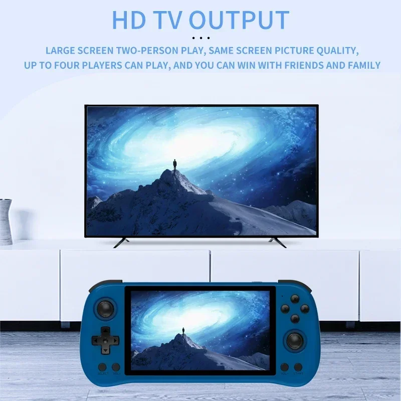 80000Games 512G POWKIDDY X55 5 - مراجعة Retro Gaming Emulator Console وسعره