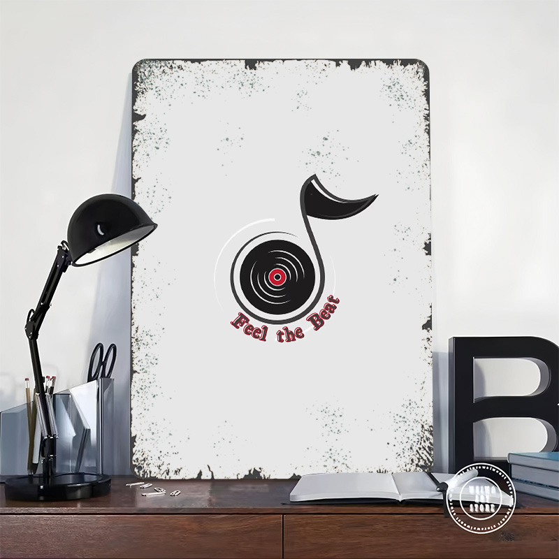 لوحة معدنية عتيقة بتصميم شعار  - مراجعة Retro Gaming Logo وسعره