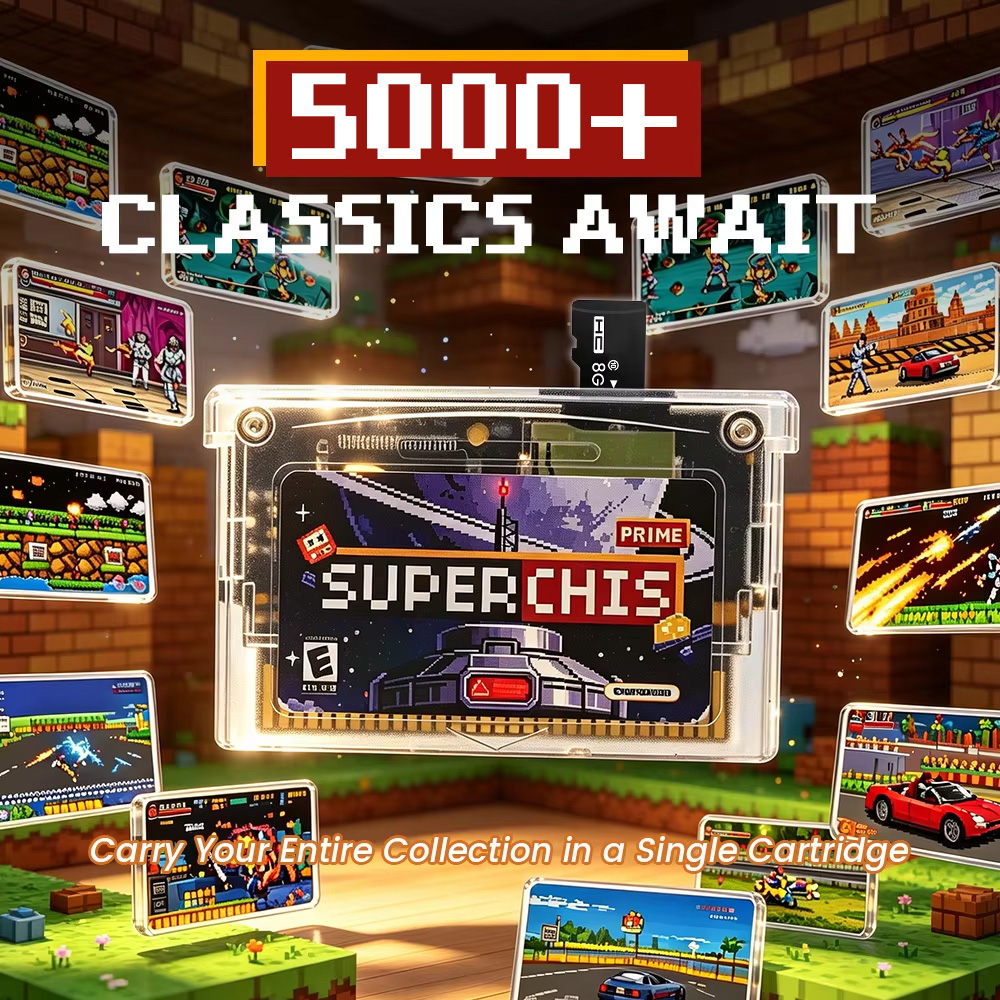 خرطوشة ألعاب ريترو سوبر تشيس ف - مراجعة Retro Gaming Room وسعره