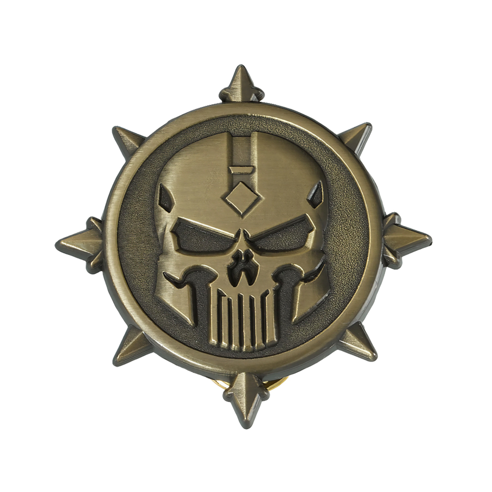 Warhammer 40,000 شارة شعار الخ - مراجعة Retro Gaming Logo وسعره