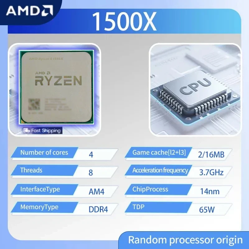 معالج AMD Ryzen 5 1500X رباعي  - مراجعة Amd Cpu Ryzen 5 وسعره