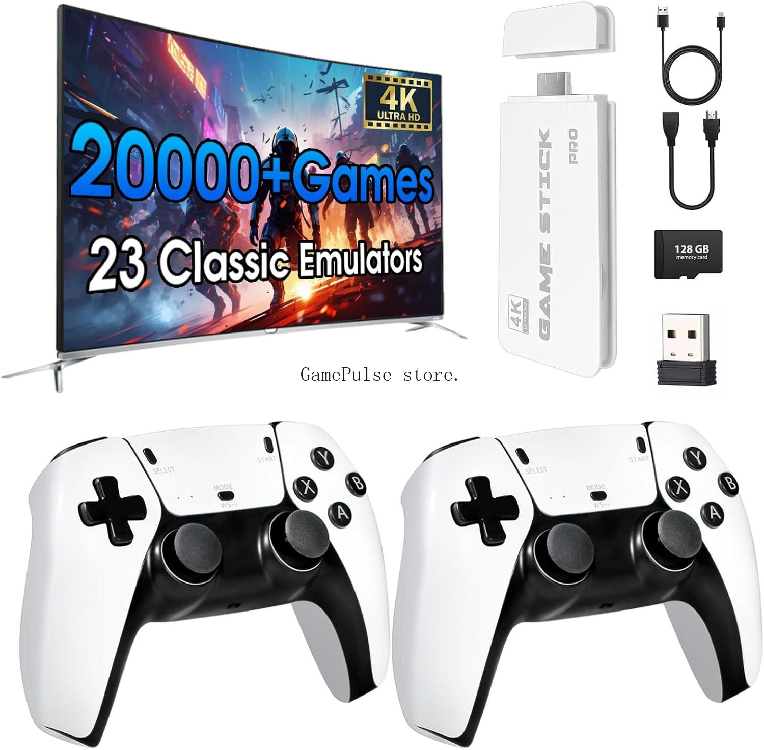 جهاز ألعاب GamePulse 2026 الجد - مراجعة Retro Gaming Emulator Console وسعره