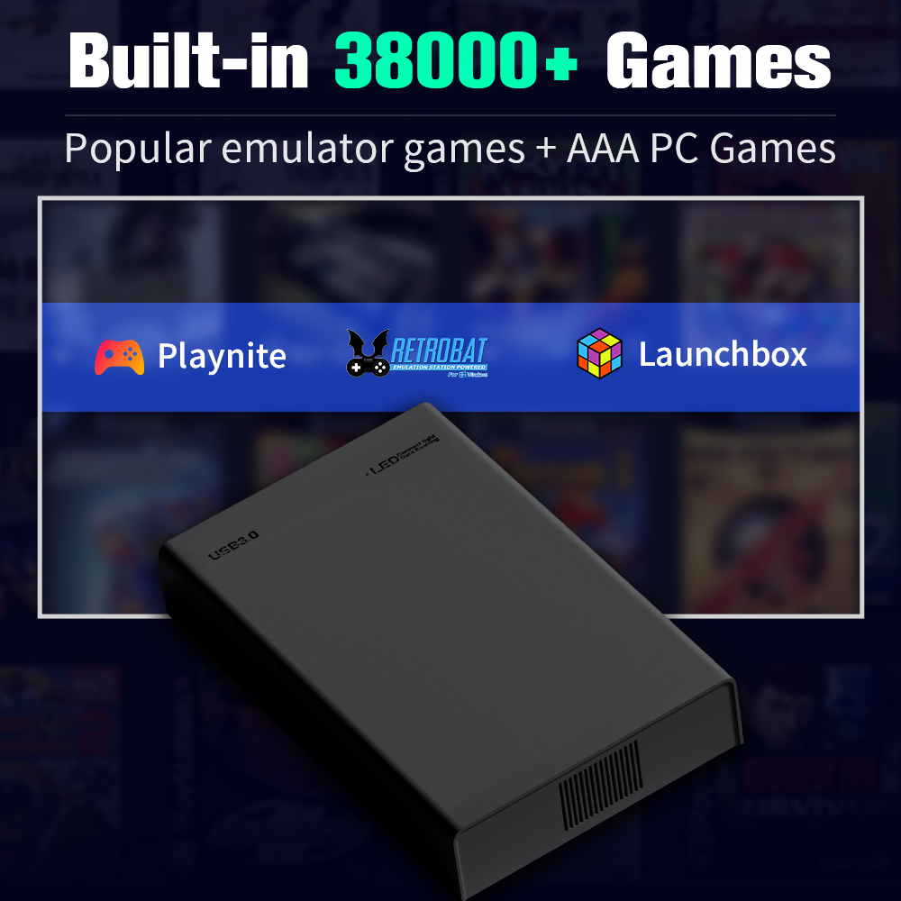 قرص صلب للألعاب بسعة 500 جيجاب - مراجعة Retro Gaming Devices وسعره