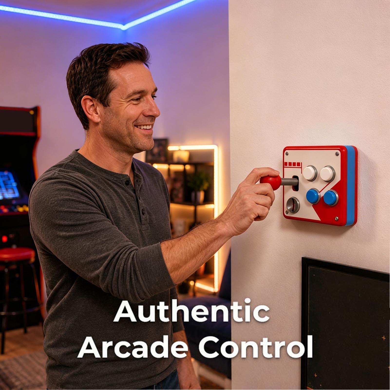 غطاء مفاتيح إضاءة بتصميم ألعاب - مراجعة Retro Gaming Room وسعره