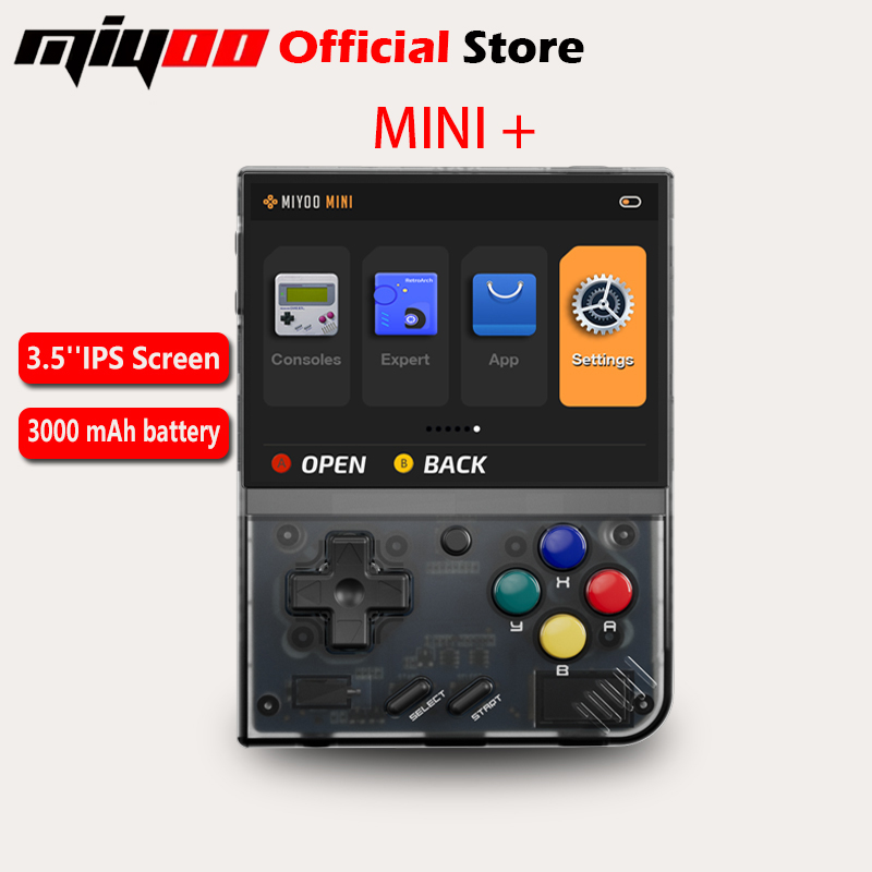 MIYOO Mini Plus وحدة تحكم ألعا - مراجعة Retro Gaming Emulator Console وسعره