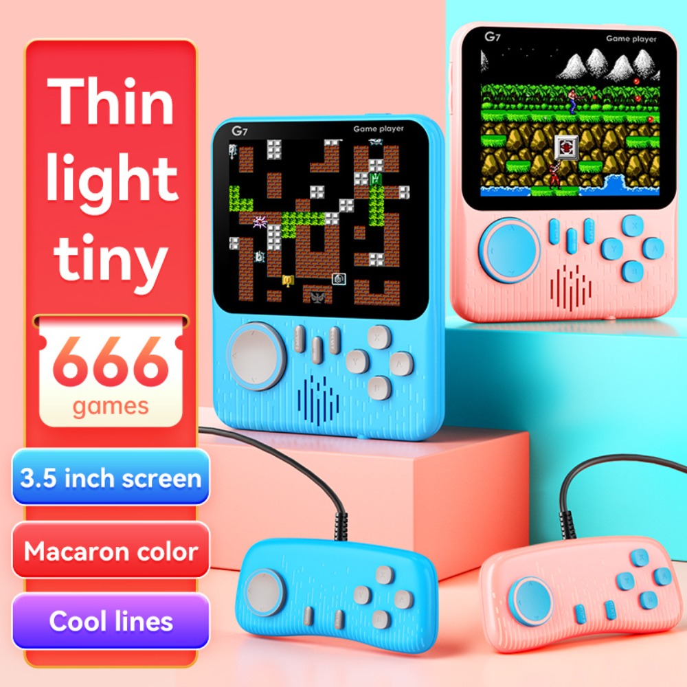 جهاز ألعاب محمول G7 ريترو، شاش - مراجعة Retro Gaming Devices وسعره