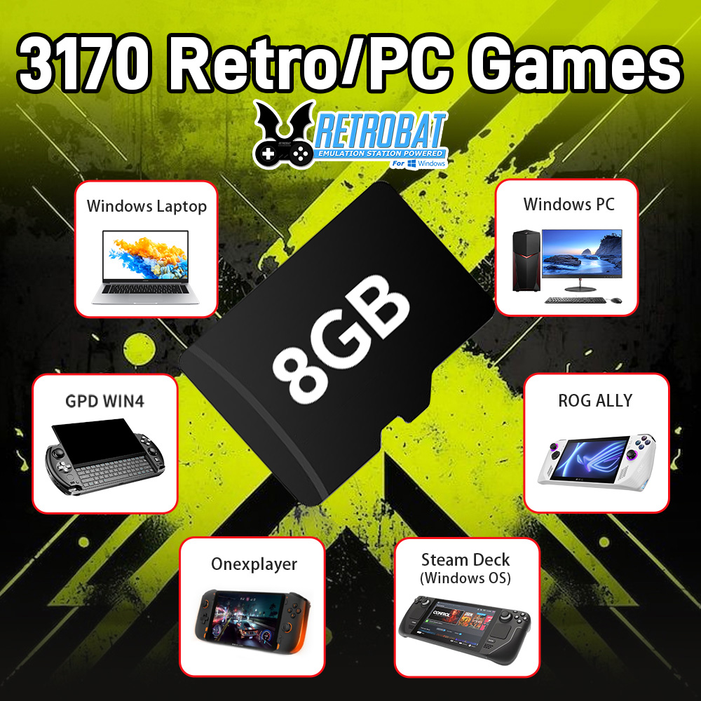 بطاقة ألعاب TF سعة 8 جيجابايت  - مراجعة Retro Gaming Emulator Console وسعره