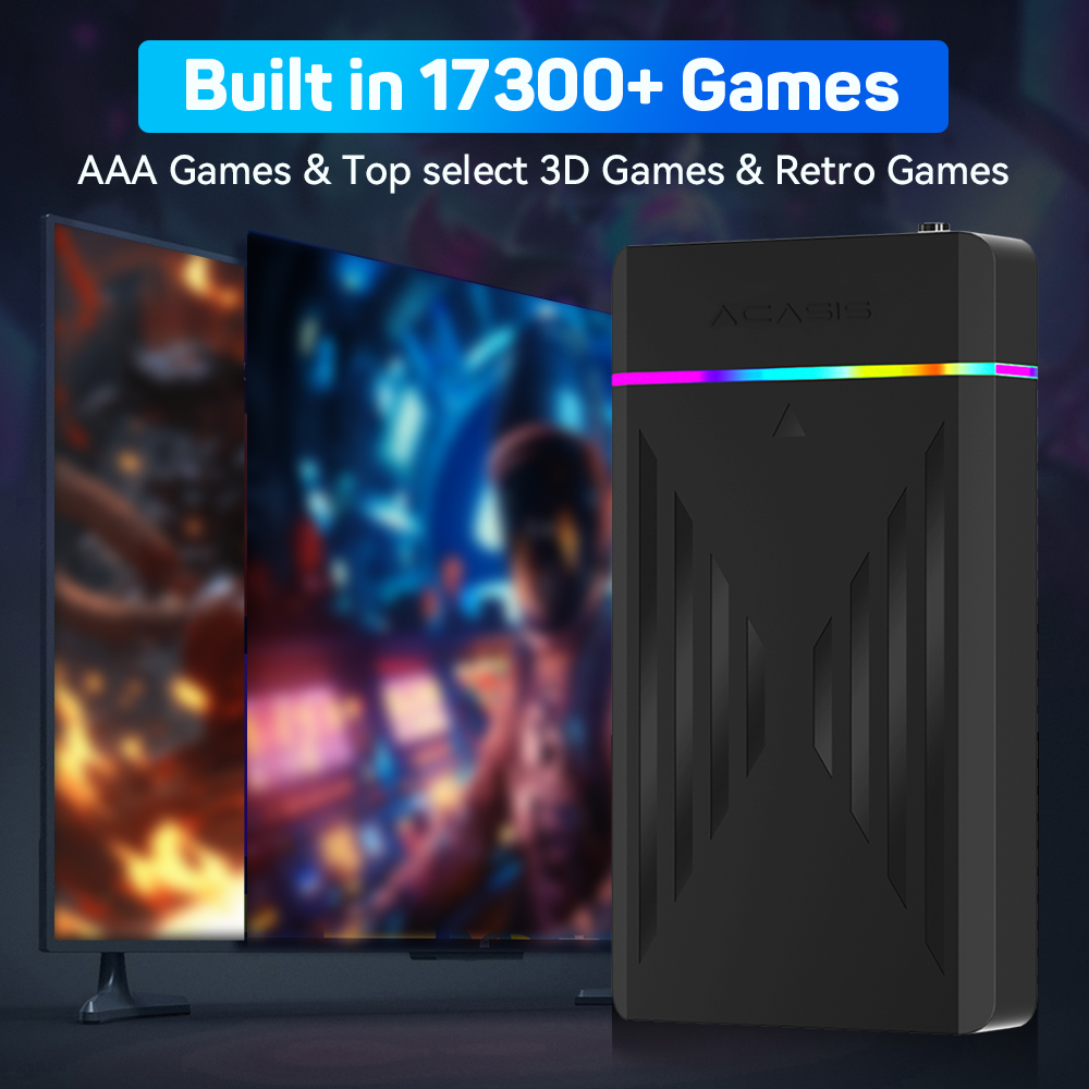 3 تيرابايت محمول للألعاب HDD L - مراجعة Retro Gaming Mini Pc وسعره